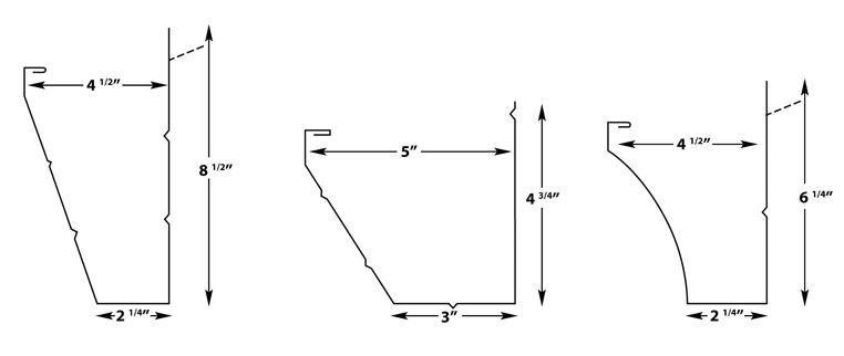 EM Special Fascia Gutter profiles